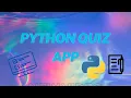 Create a quiz app using Python super easy