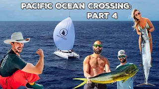 Pacific Ocean Crossing | Part 4 Spinnaker Sailing and Trolling for big fish!