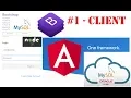 HTML Bootstrap Angular 7 MYSQL NodeJS CRUD Operation Client - GPS Mobile Location Tracking App