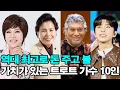 Lagu 역대 최고로 돈 주고 볼 가치가 있는 트로트 가수 10인