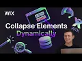 Conditionally Hide Elements Sections on Dynamic Pages Based on CMS Collection Data Wix Tutorial