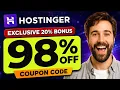 Hostinger Coupon Code 2026 Hostinger Promo Code EXCLUSIVE 20 EXTRA Hostinger DISCOUNT Code