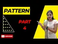 Pattern in java Triangle pattern Star Pattern Pattern by using nested loop Pattern Part 4