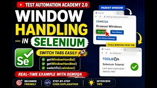 How to Handle Multiple Windows in Selenium WebDriver Handling Multiple Windows in Selenium