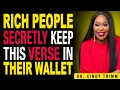 Put This Scripture in Your Wallet Now The Results Will Shock You by Dr Cindy Trimm