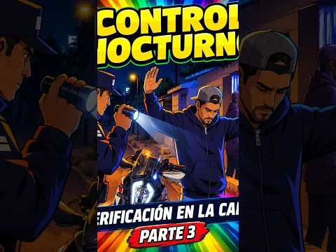 Control policial nocturno: verificación de personas en plena calle | Parte 3