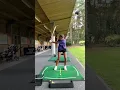 Slo Mo Swing Practice… #shorts #golf #golfgirl #golfswing #golfshot #golfpractice
