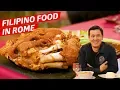 The Amazing Filipino Restaurant Right Near The Vatican Dining on a Dime