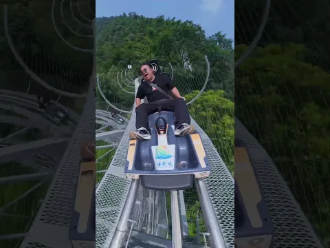 Would You Ride This Mountain Coaster?! 😱🇨🇳 #shorts #Travel #DJI