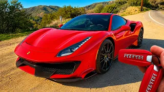What It's Like To Drive A Ferrari 488 Pista Spider (POV Review)