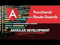 Functional Guards in Angular