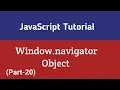 Javascript Tutorial In Hindi Navigator Object In Javascript Part-20