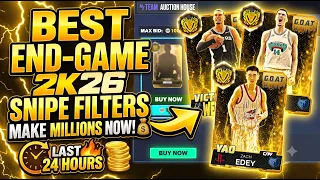 BEST NBA 2k26 Snipe Filters to make MILLIONS from End Game Packs