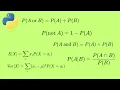 Essential probability for computer programming with Python code
