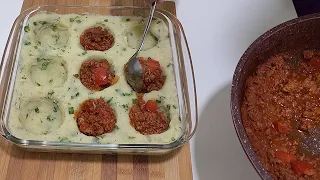 Você Nunca Comeu nada igual! Purê de Batata com Carne Moída Perfeito!