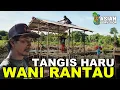 WANI RANTAU PASANG ATAP KANDANG, ISTRI MEMBANTU, ANAK MELIPUT! KOLABORASI YANG MANTAP! @wanirantau 