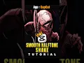 Smooth Halftone shake tutorial Capcut tutorial