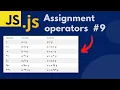 JavaScript Assignment Operators in Urdu Hindi lecture 9