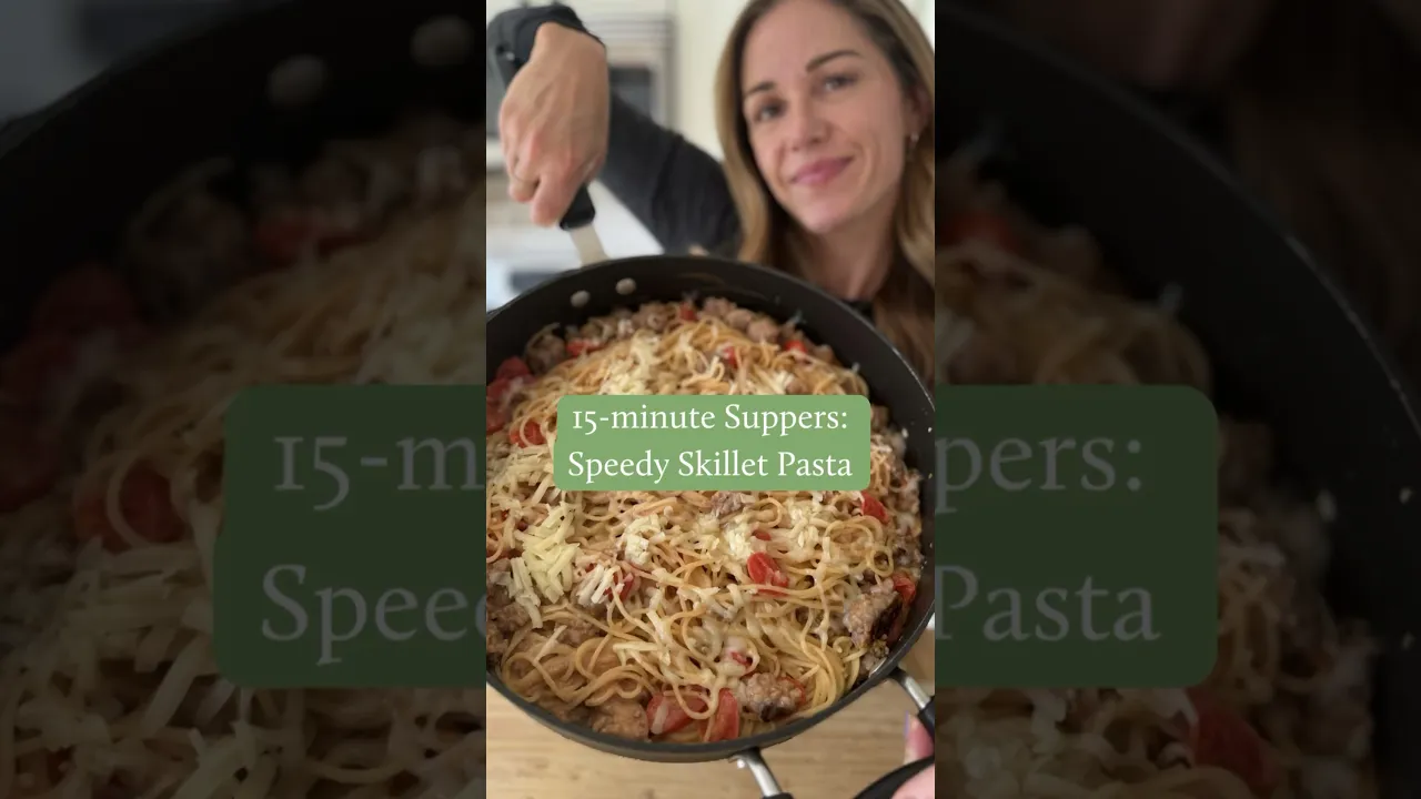 Speedy Skillet Pasta (15 minutes!) 