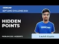 HIDDEN POINTS HIDDENPTS October Long Challenge 2021 Problem Solutions CodeChef