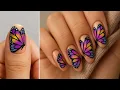 Nail Art Tutorial DIY Butterfly Nail Design with Pigment Magic
