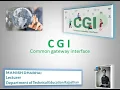 CS209 CGI - COMMON GATEWAY INTERFACE BY MANISH DHABHAI