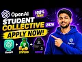OpenAI Student Collective 2026 Apply Now Free ChatGPT Codex Stipend Campus Lead Guide