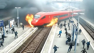 TRENES que DESTROZARON Todo a su Paso Captados en CÁMARA