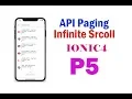 Infinite scroll ionic 4 call API paging part 5
