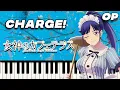 Lagu Megami no Café Terrace Season 2 OP - 'Charge!' | Piano Tutorial \u0026 Sheet Music