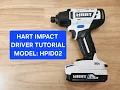 Hart Impact Driver Tutorial Model HPID02