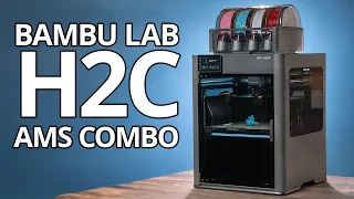 How to Unbox Set Up A Bambu Lab H2C AMS Combo 3D Printer