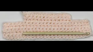 Decrease Multiple stitches at both ends of a row - Learn 1 crochet stitch a day