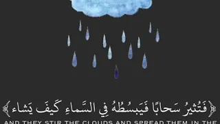 صوت المطر مع آيات قرآنية تهز القلوب جميلة جدا انصحك بسماعها 