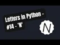Make the letter N in Turtle