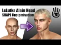 SECOND LIFE Lelutka Mens Alain Head How to Customize shape in under 4 MINUTES