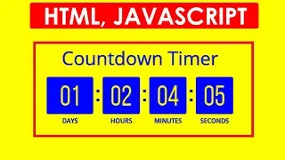 Hindi How to Create countdown timer using HTML Javascript