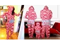 DIY Hooded Dropseat Footed Onesie Pajamas