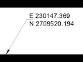 How to insert site coordinates in autocad quickly Easting and Northing
