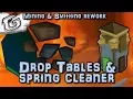 Drop tables Spring cleaner changes - Mining Smithing rework