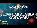 Download Lagu BESAR DAN AJAIBLAH KARYA-MU (Key F) Lower Key - KARAOKE ROHANI KRISTEN
