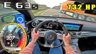 732HP AMG E63 S is a MONSTER that eats EVERYTHING on the AUTOBAHN