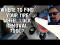 Can t find your wheel lock removal tool It may be closer than you think