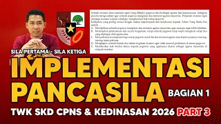 TWK CPNS DAN KEDINASAN 2026 IMPLEMENTASI PANCASILA