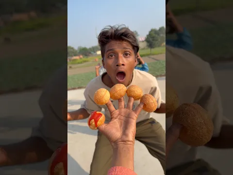 Pani puri family challenge #shorts