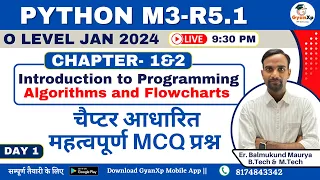 Python Programming M1-R5 1 Chapter 1 2 Chapter Wise MCQ O Level Python MCQ GyanXP