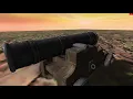 3D Cannon Showcase in Python Ursina Engine