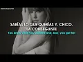 Lagu Taylor Swift - So High School // Lyrics + Español
