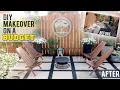 DIY BACKYARD PATIO MAKEOVER ON A BUGET SMALL SIDE PAVER FROM START TO FINISH DIY PATIO PAVERS