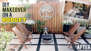 DIY BACKYARD PATIO MAKEOVER ON A BUGET SMALL SIDE PAVER FROM START TO FINISH DIY PATIO PAVERS